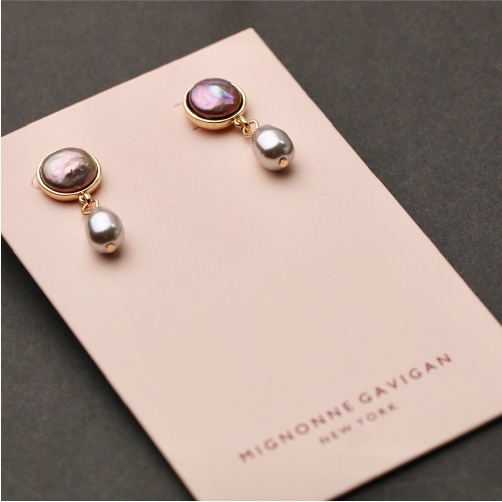 Mignonne Gavigan pearl drop earrings